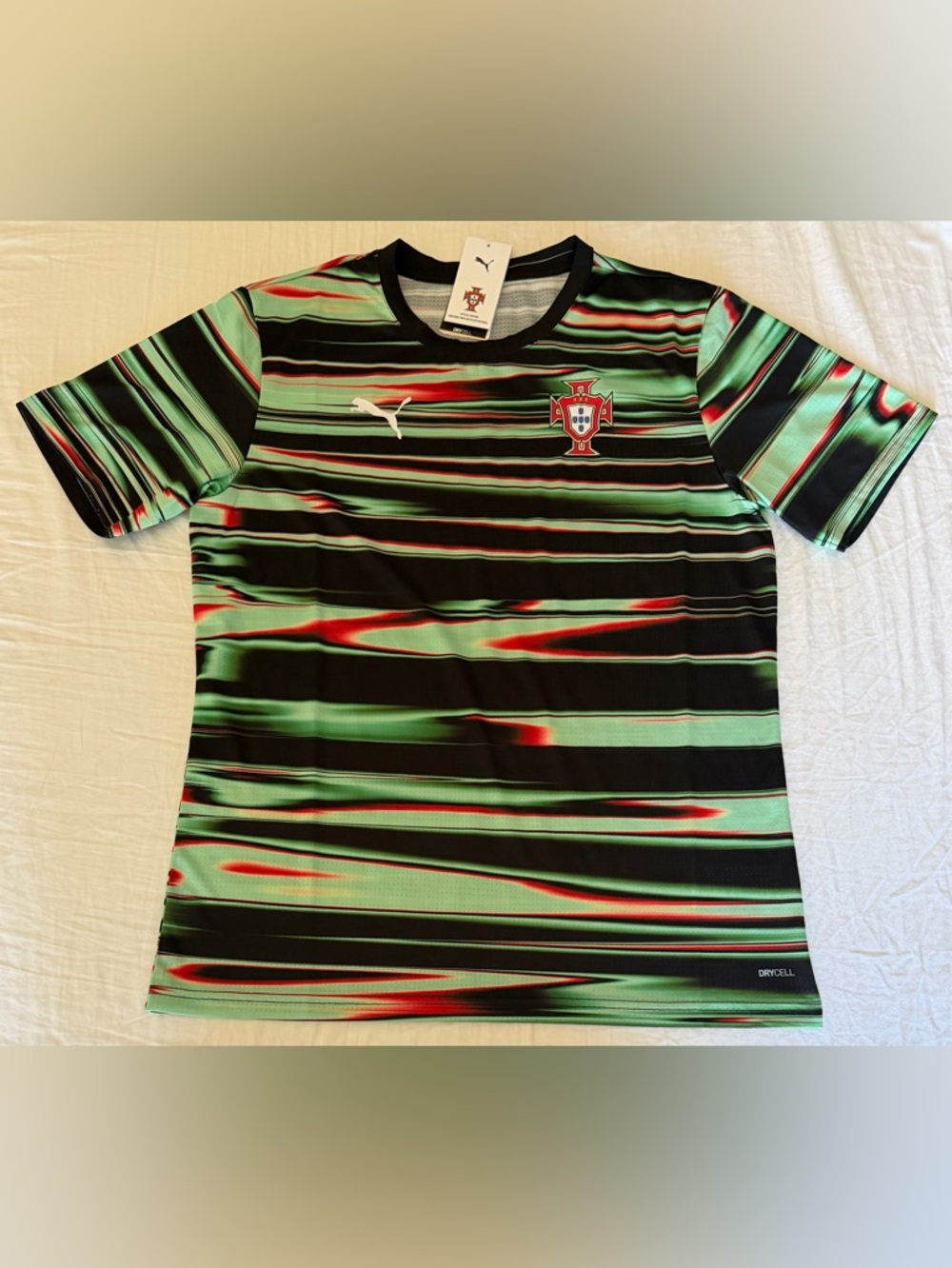 Puma Portugal National Team Pre-Match Soccer Jersey 779612-18 Men’s Sz: Large